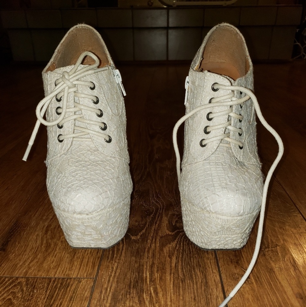 Lace heels